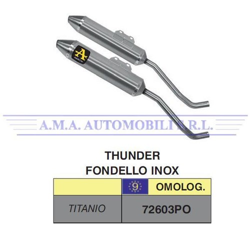 Terminali thunder appr titanio - thunder, appr.titanio
